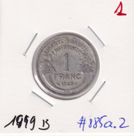 France 1 Franc 1949 B Km#885a.2 - 1 Franc