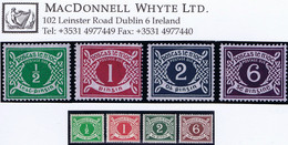 Ireland 1925 Watermark SE Postage Dues, Set Of Four Fine Unmounted Mint - Impuestos