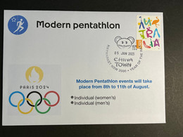 (3 N 7) 2024 France - Paris Olympic Games (3-1-2023) Sport / Modern Pentathlon - Summer 2024: Paris