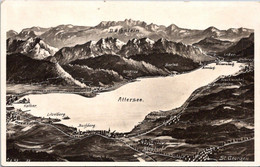 (3 N 8) VERY OLD - Austria (posted 1930) Attersee - Attersee-Orte