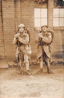 Carte Photo Militaire Français-STRASBOURG-67-Bas-Rhin-170 ème Régiment Infanterie-Casque-Sac Dos-Baionnette-Fusil-FROMM - Uniformes