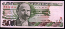 MEXICO 500 Pesos ( MADERO ) 27/01/1981 Serie BV  T7636515 PICK 75a UNC - Mexique