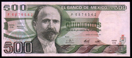 MEXICO 500 Pesos ( MADERO ) 25/03/1982 Serie CG  F6876542 PICK 75b UNC - Mexiko