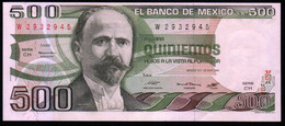 MEXICO 500 Pesos ( MADERO ) 25/03/1982 Serie CH  W2932945 PICK 75b UNC - Mexique