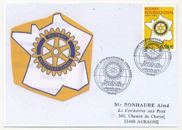 FRANCE - Carton Simple Illustré Photocopie - 0,53 Rotary International - Obl Premier Jour PARIS 19/02/2005 - 2000-2009