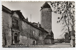 CPA     SUISSE AUBONNE    -  ENTREE ET DONJON DU CHATEAU - Aubonne