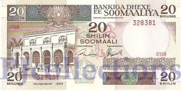 SOMALIA 20 SHILLINGS 1989 PICK 33d UNC - Somalia