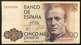 Spagna Espana 5000 Pesetas 1979  Circulated   LOTTO 4292 - 100 Pesetas