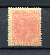 1879.ESPAÑA.EDIFIL 207*.NUEVO CON FIJASLLOS(MH).CATALOGO 188€ - Unused Stamps