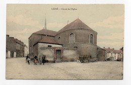 44 LOIRE ATLANTIQUE - LIGNE Chevet De L'Eglise, Glacée Couleur - Ligné