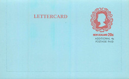 NEW ZEALAND - LETTERCARD 20c Additional 4c Postage Paid < ENTIER POSTAL NOUVELLE ZELANDE 20c + 4 Cent - QUEEN ELISABETH - Postwaardestukken