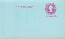 NEW ZEALAND - LETTERCARD 24c Postage Paid < ENTIER POSTAL NOUVELLE ZELANDE 24 Cent - QUEEN ELISABETH - Postwaardestukken