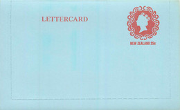 NEW ZEALAND - LETTERCARD 25c Postage Paid < ENTIER POSTAL NOUVELLE ZELANDE 25 Cent - QUEEN ELISABETH - Postwaardestukken