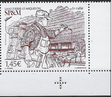 2020 Saint Pierre Et Miquelon  N° 1248 Nf** MNH . Métier. Le Calfat. - Unused Stamps