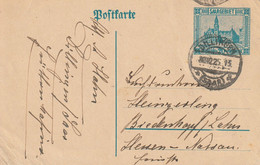 Sarre Entier Postal Dillingen 1925 - Enteros Postales