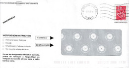 PAP TSC Direction Générale Des Douanes Et Droits Indirects - Marianne De Jumelet - Lot 07M720 - Listos A Ser Enviados: TSC Y Transplantados Semioficiales