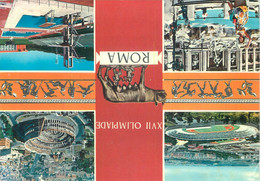 Postcard Italy Roma Olympic Games XVII Edition Multi View - Stadia & Sportstructuren
