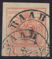 1850. Typography 3kr Stamp, RAAB - ...-1867 Voorfilatelie