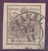 1850. Typography 6kr Stamp, SZAKAL - ...-1867 Prephilately