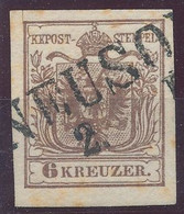 1850. Typography 6kr Stamp, NEUSOHL - ...-1867 Prephilately