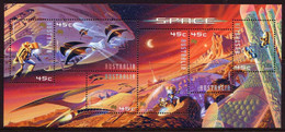 ⭕2000 - Australia SPACE - Minisheet Miniature Sheet Stamps MNH⭕ - Collections
