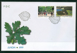 ZIBELINE EUROPA CEPT   FINLANDE 1999 FDC - Vrac (max 999 Timbres)