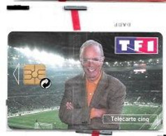 Télécarte Télévision  TF 1  Thiérry  Roland - Stade, N S B  5 U,  , GN  497, 10 000  Ex, 05 / 98 - 5 Unités