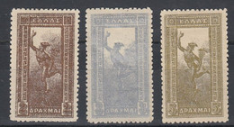 Greece1901 Flying Mercury Group Set 3 Values Sc176-8 MLH - Nuovi