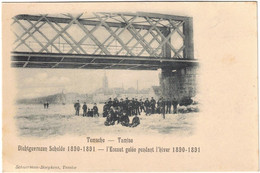 Belgique - Temse - Temsche -  Tamise - L'Escaut Gelée Pendant L'hiver 1890-1891 - Carte Postale Vierge - Traces Au Dos - Temse