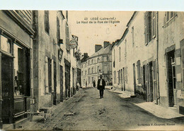 Legé * Le Haut De La Rue De L'église * Chapellerie * Horlogerie - Legé