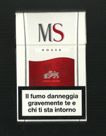 Tabacco Pacchetto Di Sigarette Italia - MS 1 Rosse Da 20 Pezzi ( Vuoto ) - Etuis à Cigarettes Vides