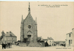 Legé * La Chapelle De Charette Et La Route De Nantes * Attelage Boeufs - Legé