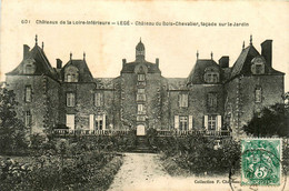 Legé * Château Du Bois Chevalier , Façade Sur Le Jardin * Châteaux De La Loire Inférieure N°601 - Legé