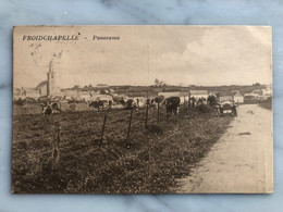 Froidchapelle  - Panorama  1929.  (Oldtimer Et Vaches) - Froidchapelle
