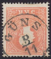 1858. Typography With Embossed Printing 5kr Stamp, GUNS - ...-1867 Préphilatélie