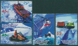 ⭕1998 - Australian Antarctic Territory TRANSPORT - Set 4 Stamps MNH⭕ - Other Means Of Transport