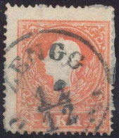 1858. Typography With Embossed Printing 5kr Stamp, ZENGG - ...-1867 Vorphilatelie