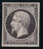 France N°13 - Essai En Noir - Avec Gomme * Avec Charnière - TB - 1853-1860 Napoléon III