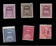 Imposta Sull' Entrata Industria E Commercio 6 Valori - Revenue Stamps