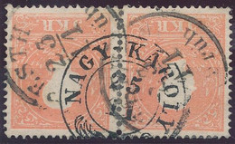 1858. Typography With Embossed Printing 5kr Stamps, NAGY-KAROLY - ...-1867 Préphilatélie