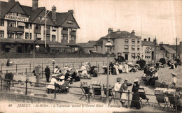 JERSEY - ST. HELIER / L'ESPLANADE DEVANT LE GRAND HOTEL - St. Helier