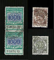 Imposta Di Bollo Per Cambiali - 4 Bolli - Revenue Stamps