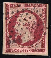 France N°17A - Oblitéré - B - 1853-1860 Napoleon III