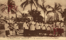 AFRICA. CONGO - CONGO FRANCAIS - BRAZAVILLE. MGR AUGOUARD, BENIT LES BIENFAITEURS DE SA MISSION - Brazzaville