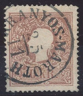 1858. Typography With Embossed Printing 10kr Stamp, ARANYOS-MAROTH - ...-1867 Prefilatelia