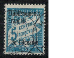 OCEANIE     N°  YVERT  TAXE 1  OBLITERE     ( OB    05/ 08 ) - Timbres-taxe