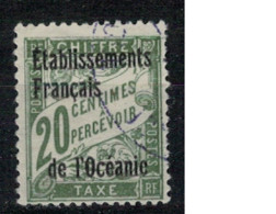 OCEANIE     N°  YVERT  TAXE 3 ( 1 ) OBLITERE     ( OB    05/ 08 ) - Timbres-taxe