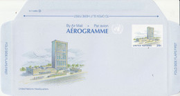 NATIONS UNIES AEROGRAMME 39 CENTS NEUF - Lettres & Documents