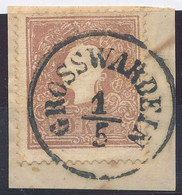 1858. Typography With Embossed Printing 10kr Stamp, GROSSWARDEN - ...-1867 Prephilately