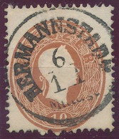 1861. Typography With Embossed Printing 10kr Stamp, HERMANNSTADT - ...-1867 Prephilately